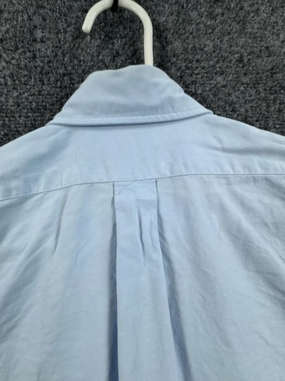 Kenzo Small Casual Button-Down Logo Blue Paris Long Sleeve Shirt Solid Men Adult